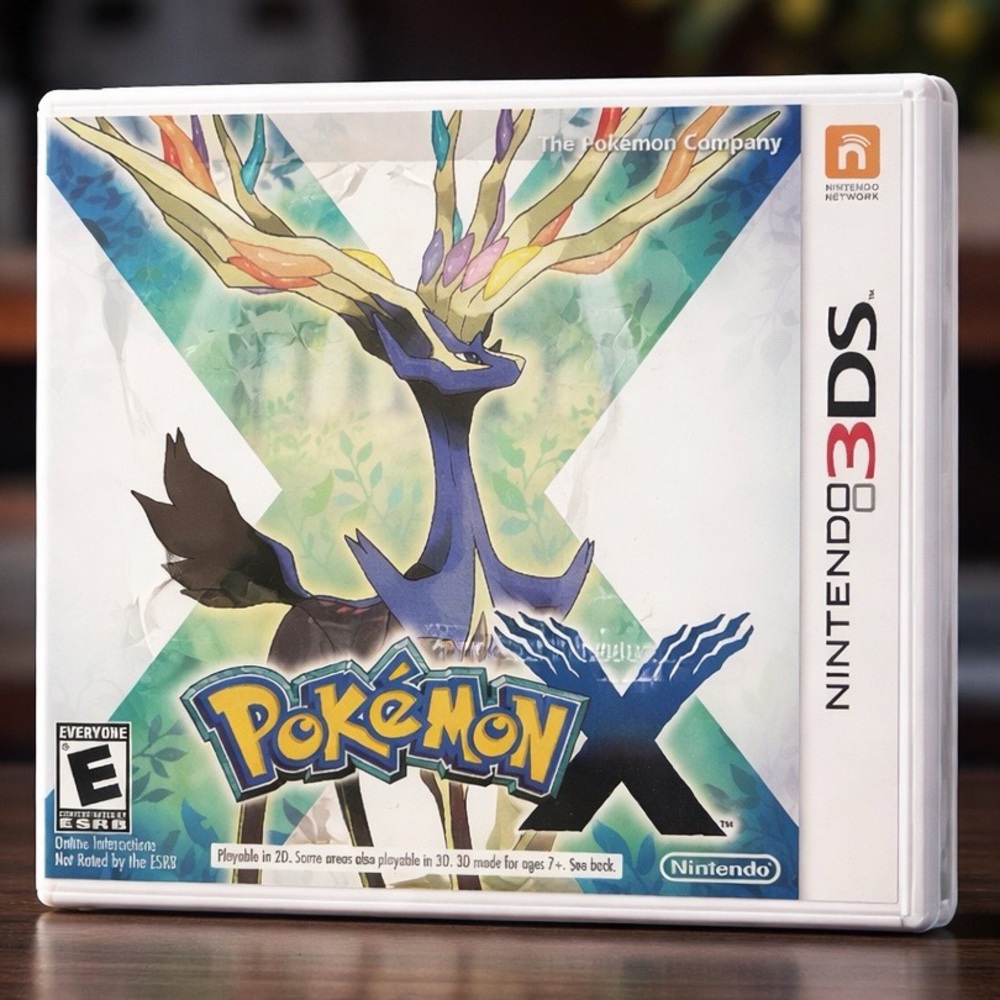 Nintendo 3DS Pokémon X Game - White and Blue Cover